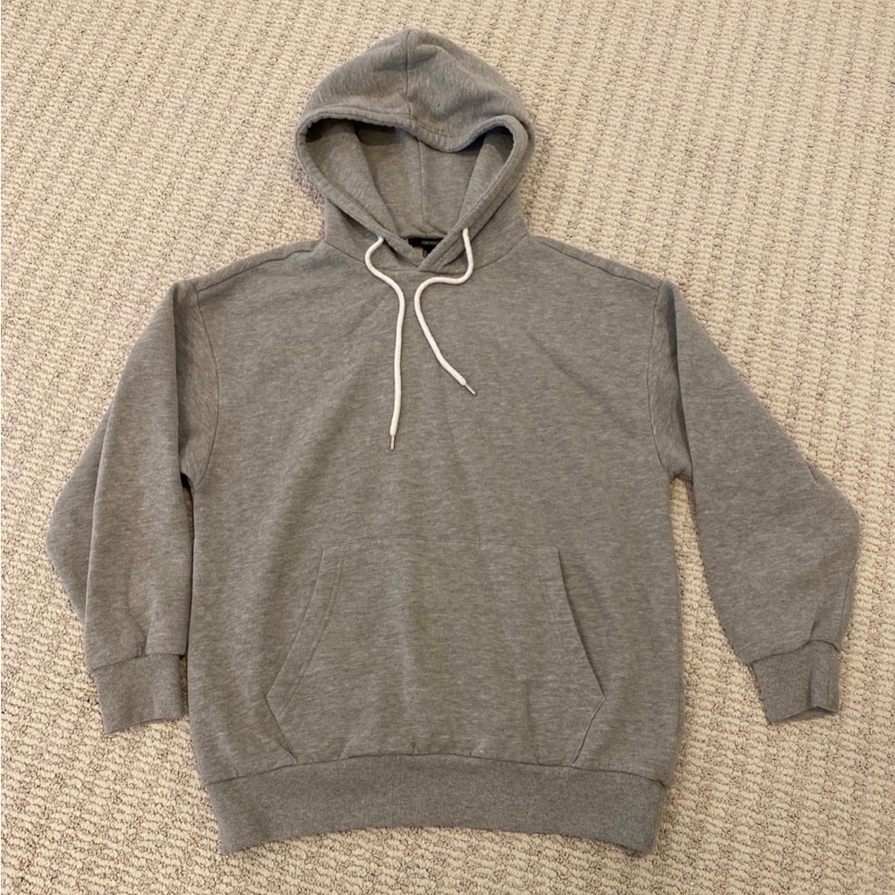Forever21 Grey Basic Hoodie